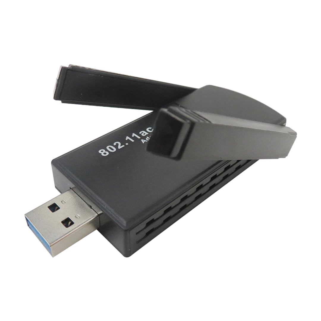 Wireless USB Adapter 1300Mbps Dual Antennas 5G/2.4G WiFi Adapter U22707