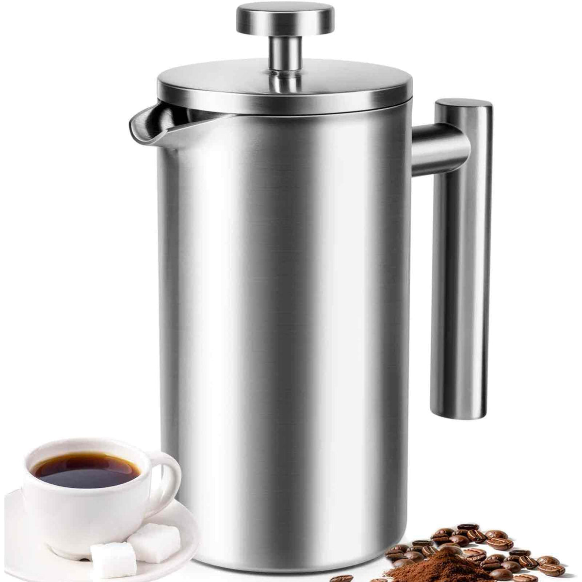 34 oz Stainless Steel French Press P602503