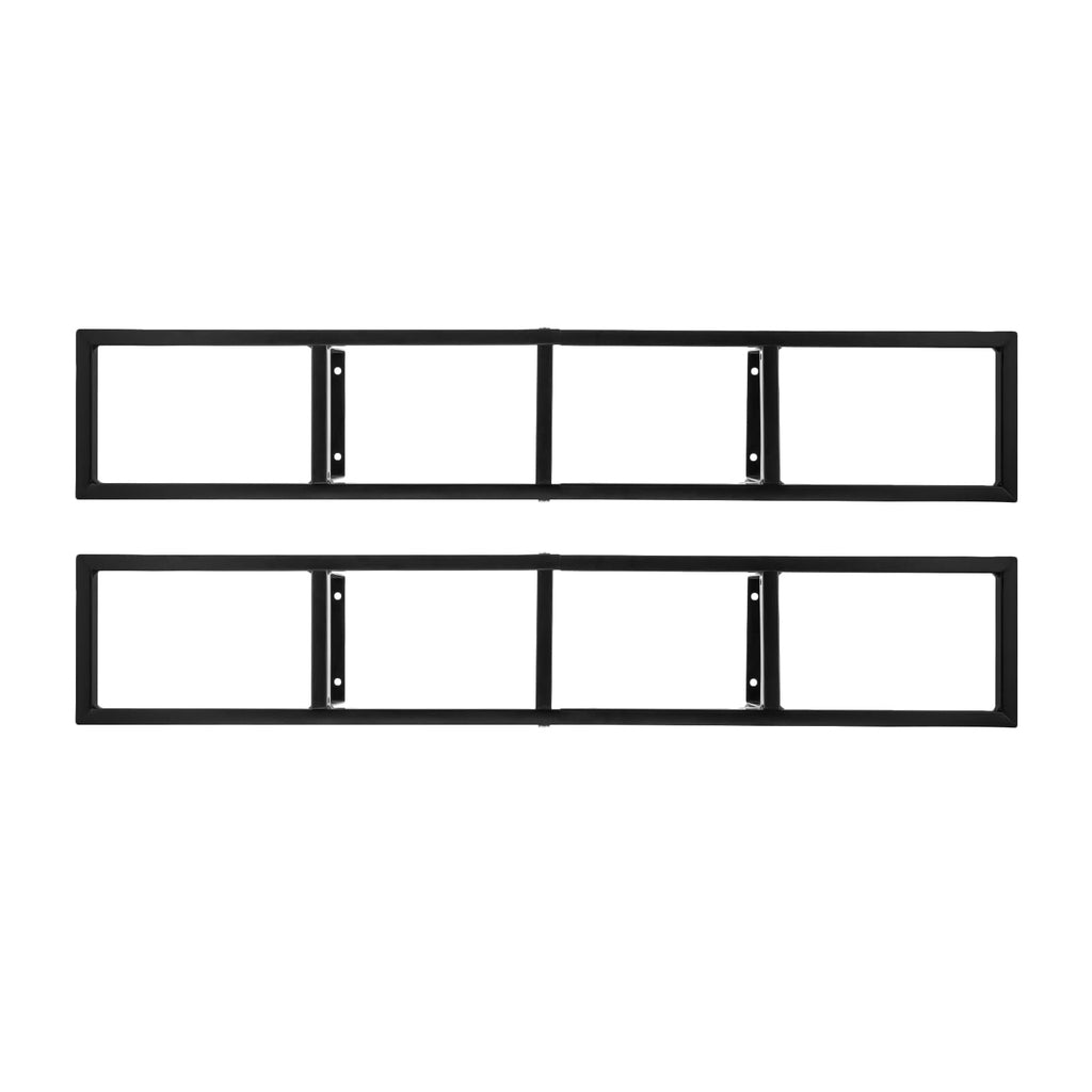 34 Inch Black Metal Media Storage Rack T440