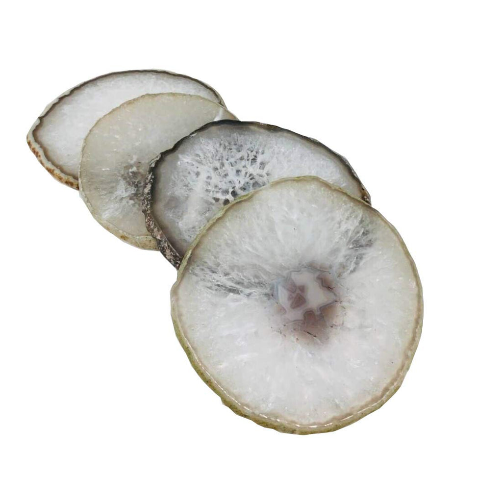 Natural Agate Coasters Set of 4 Q775
