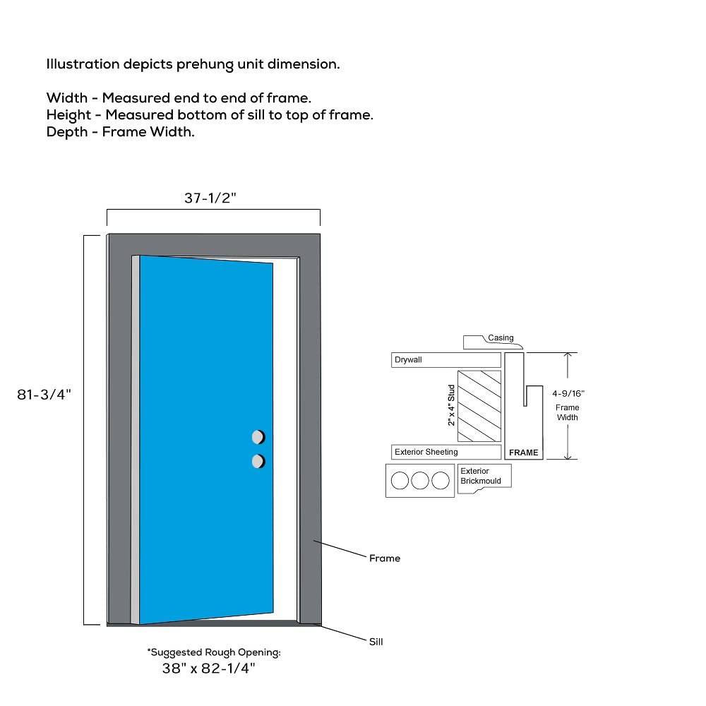 Fiberglass Smooth Primed Left Hand In-Swing Prehung Front Door 15 Lite Clear Glass 36" x 80" M818400