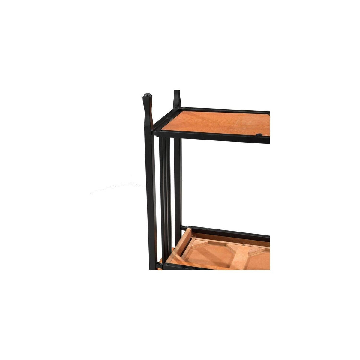 Rustic Two Drawer Sofa Table with Shelf Q8149