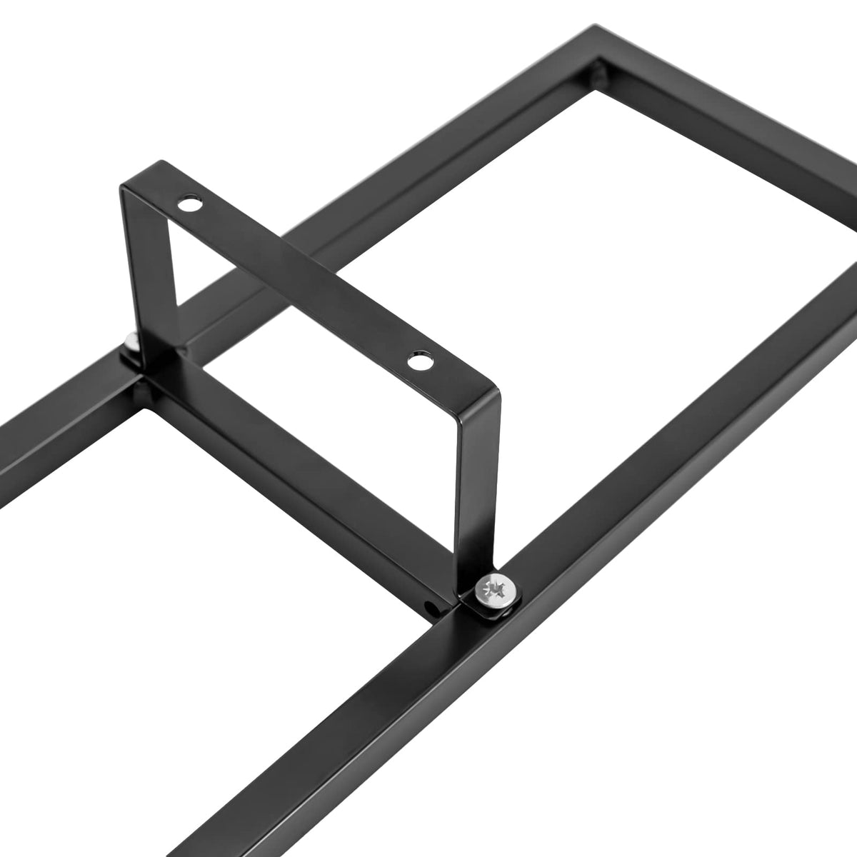 34 Inch Black Metal Media Storage Rack T440