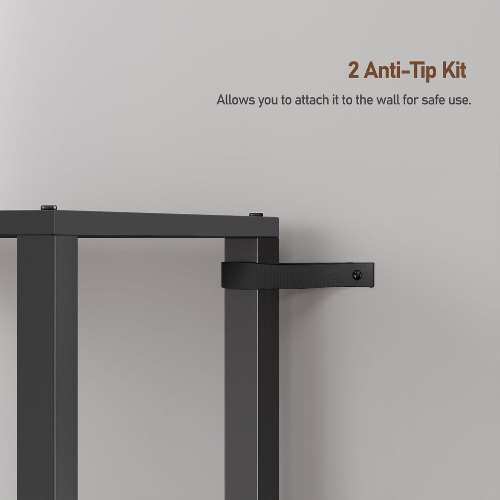 6-Tier Tall Narrow Bookshelf S24074