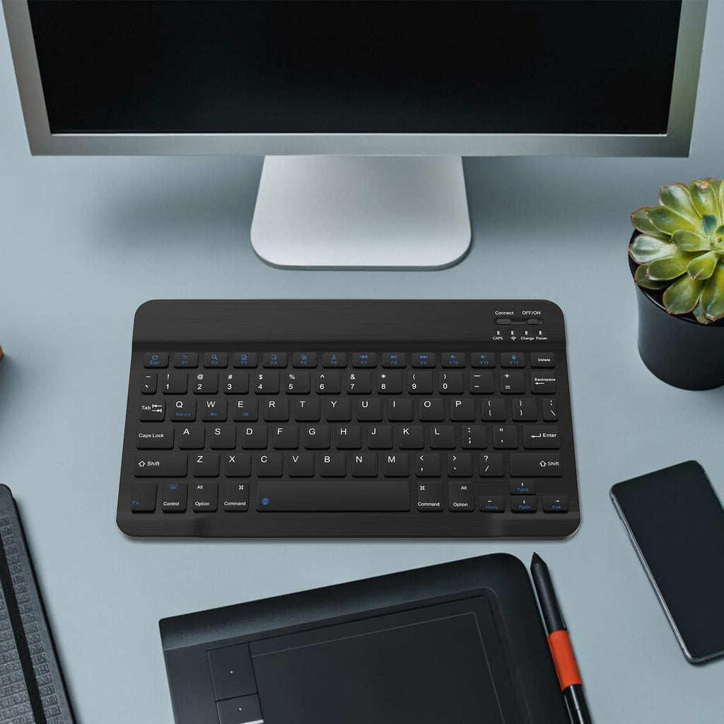 Black Rechargeable Bluetooth Keyboard and Mouse Combo Y2990