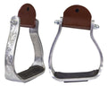 Angled Engraved Western Show Stirrups W32721