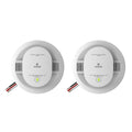 Hardwired Smoke & Carbon Monoxide Detector with Battery Backup, 2 Pack Q7085