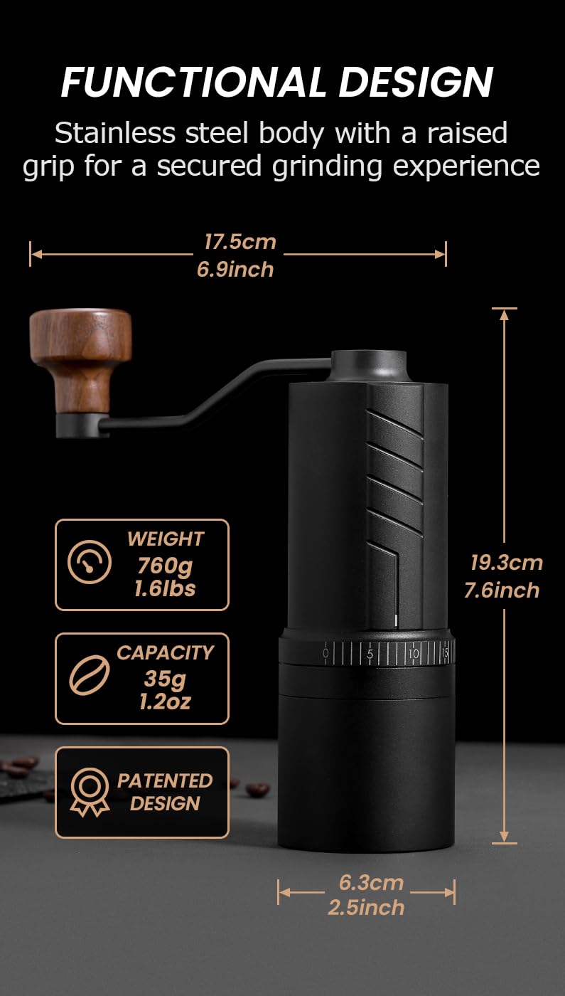 Manual Coffee Grinder with Travel Case B704