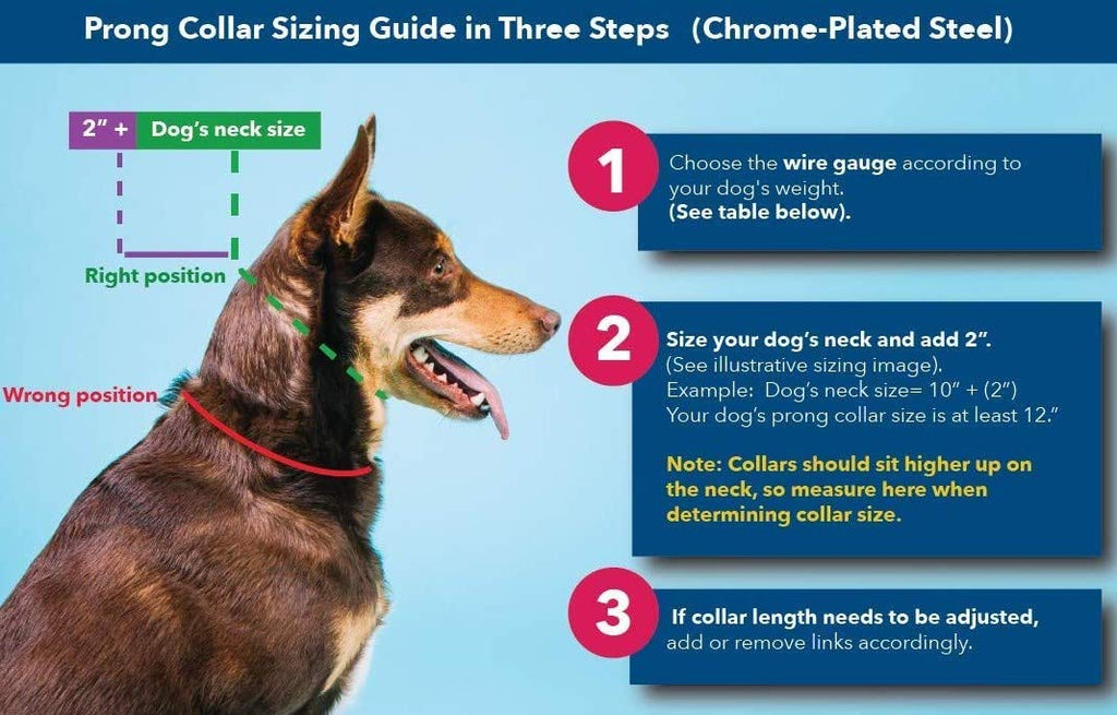 2.25mm Adjustable Prong Dog Collar U817678
