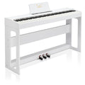 88-Key Digital Piano Full Weighted Hammer Action Triple Pedals White P832783