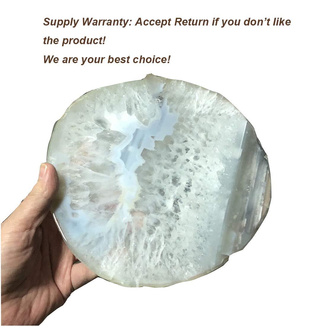 Natural Agate Coasters Set of 4 Q775