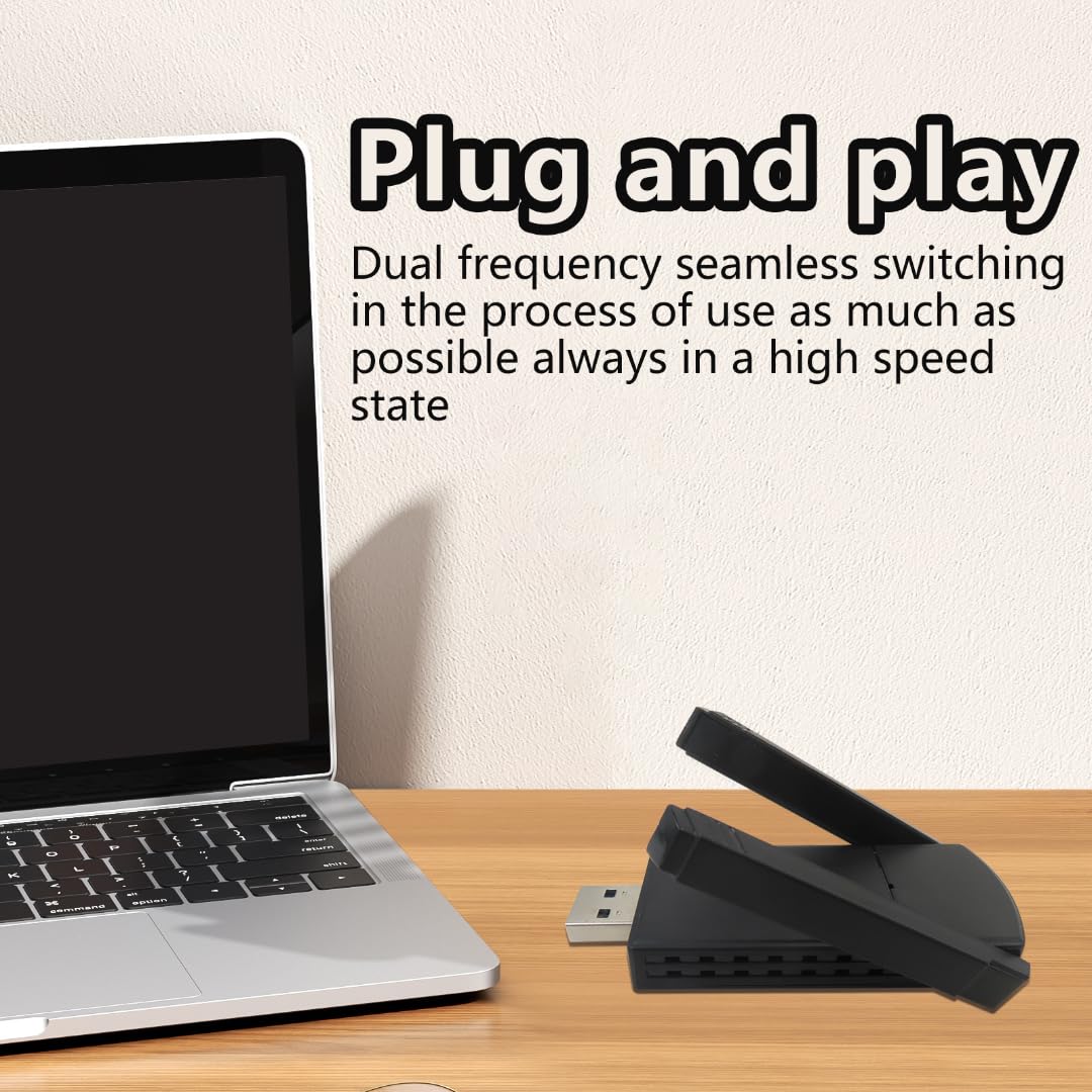 Wireless USB Adapter 1300Mbps Dual Antennas 5G/2.4G WiFi Adapter U22707