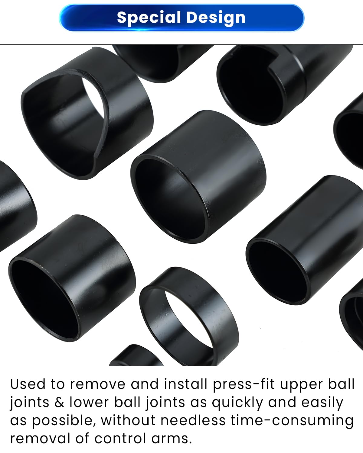 14pcs Ball Joint Service Adapter Set D670