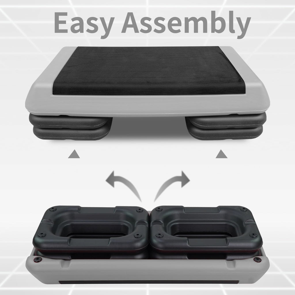 Adjustable Aerobic Stepper with 4 Risers A643