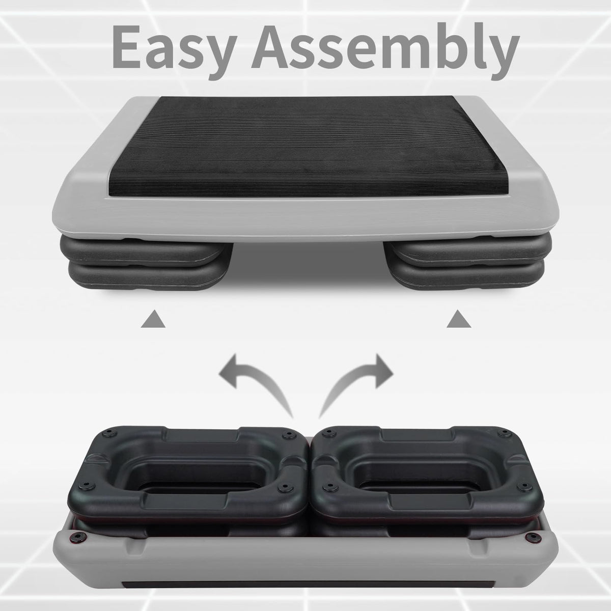 Adjustable Aerobic Stepper with 4 Risers A643