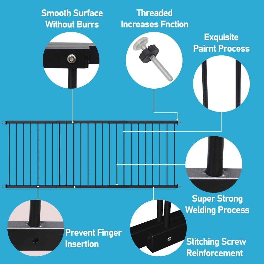 Black 3 Piece Window Guards N639