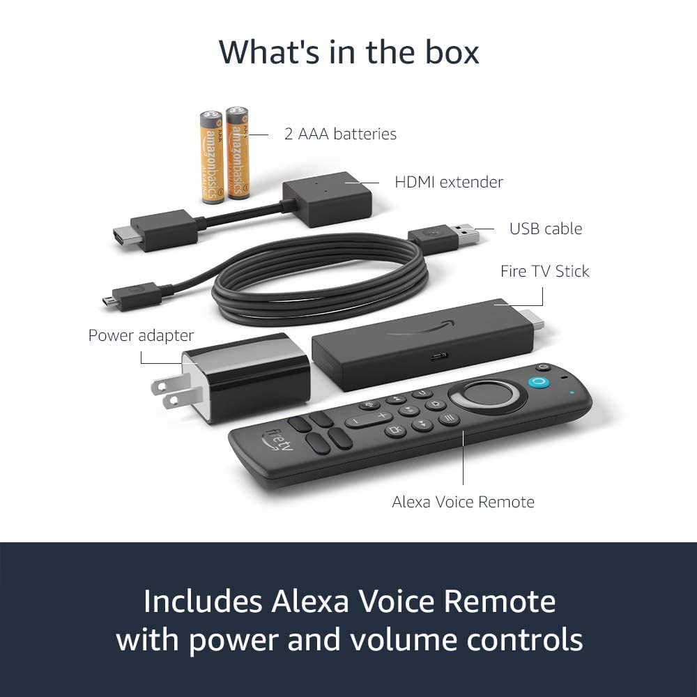 Like-New Fire TV Stick with Alexa Voice Remote O728154