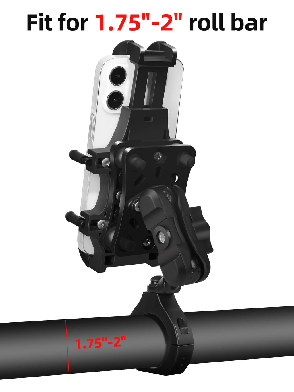 UTV Phone Mount Holder with Vibration Dampener N8508
