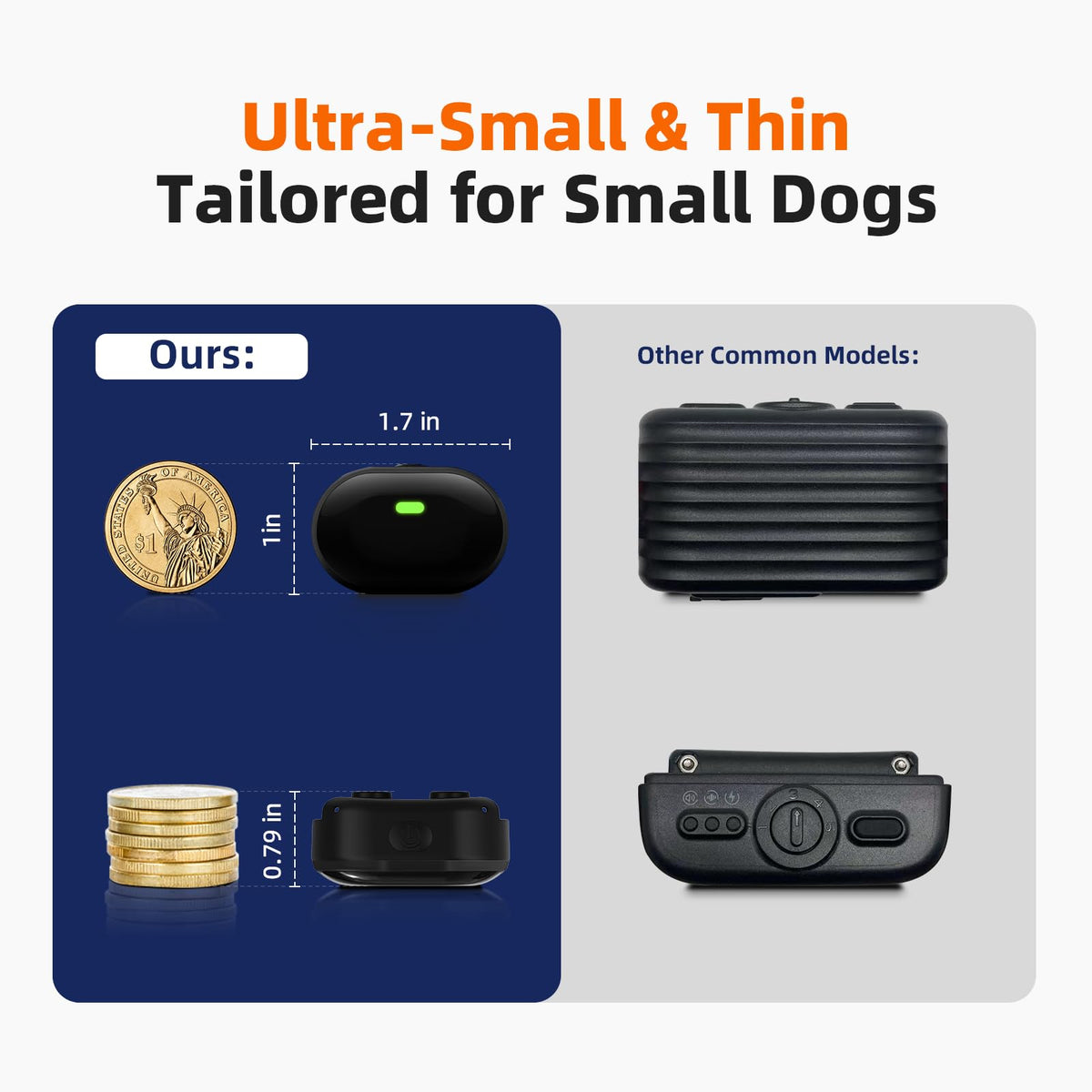 Ultra-Small Cat Training Collar with Remote, Waterproof, Rechargeable Q21876