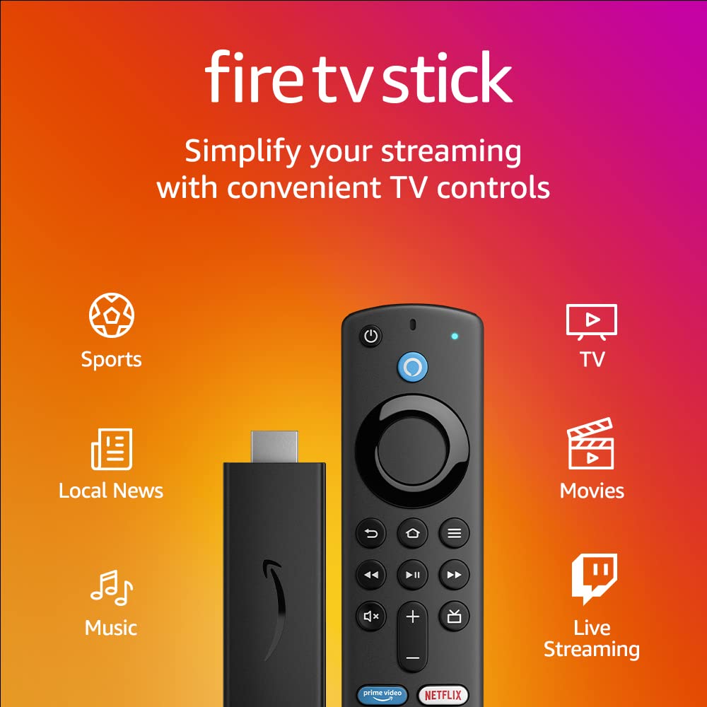 Like-New Fire TV Stick with Alexa Voice Remote O728154