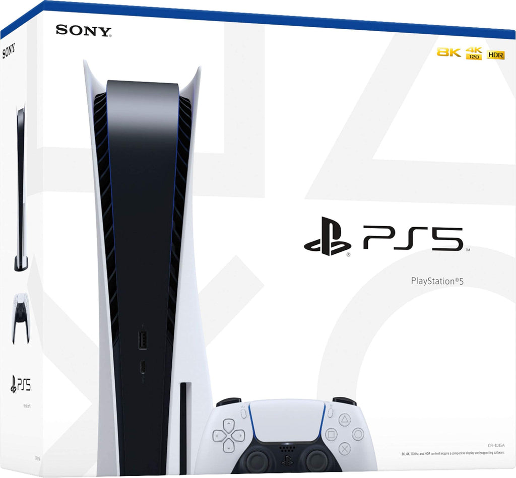 PS5 Disc Edition Gaming Console System Bundle with Extra Dualsense Controller and Media Remote Z91922