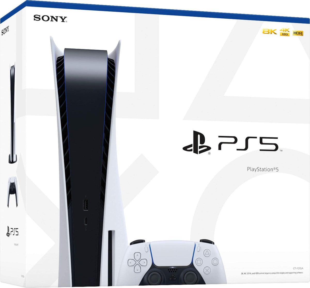 PS5 Disc Edition Gaming Console System Bundle with Extra Dualsense Controller and Media Remote Z91922