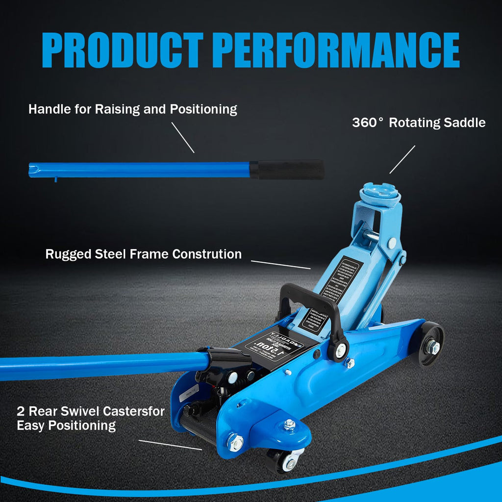 1.5 Ton Low Profile Steel Floor Jack L5315