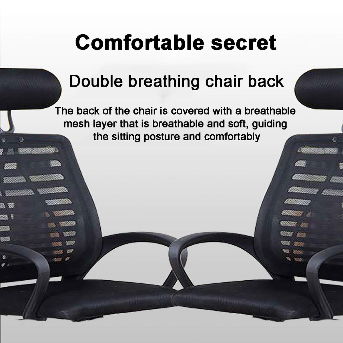 Ergonomic High Back Mesh Office Chair with Headrest Lumbar Support S476