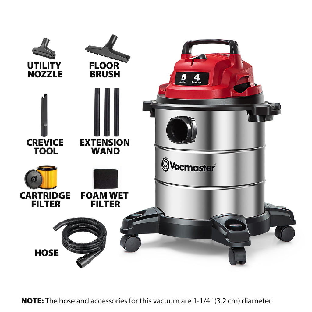 5-Gal Stainless Steel Wet/Dry Vac G994