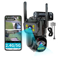 Dual Lens WiFi Security Camera Outdoor I496
