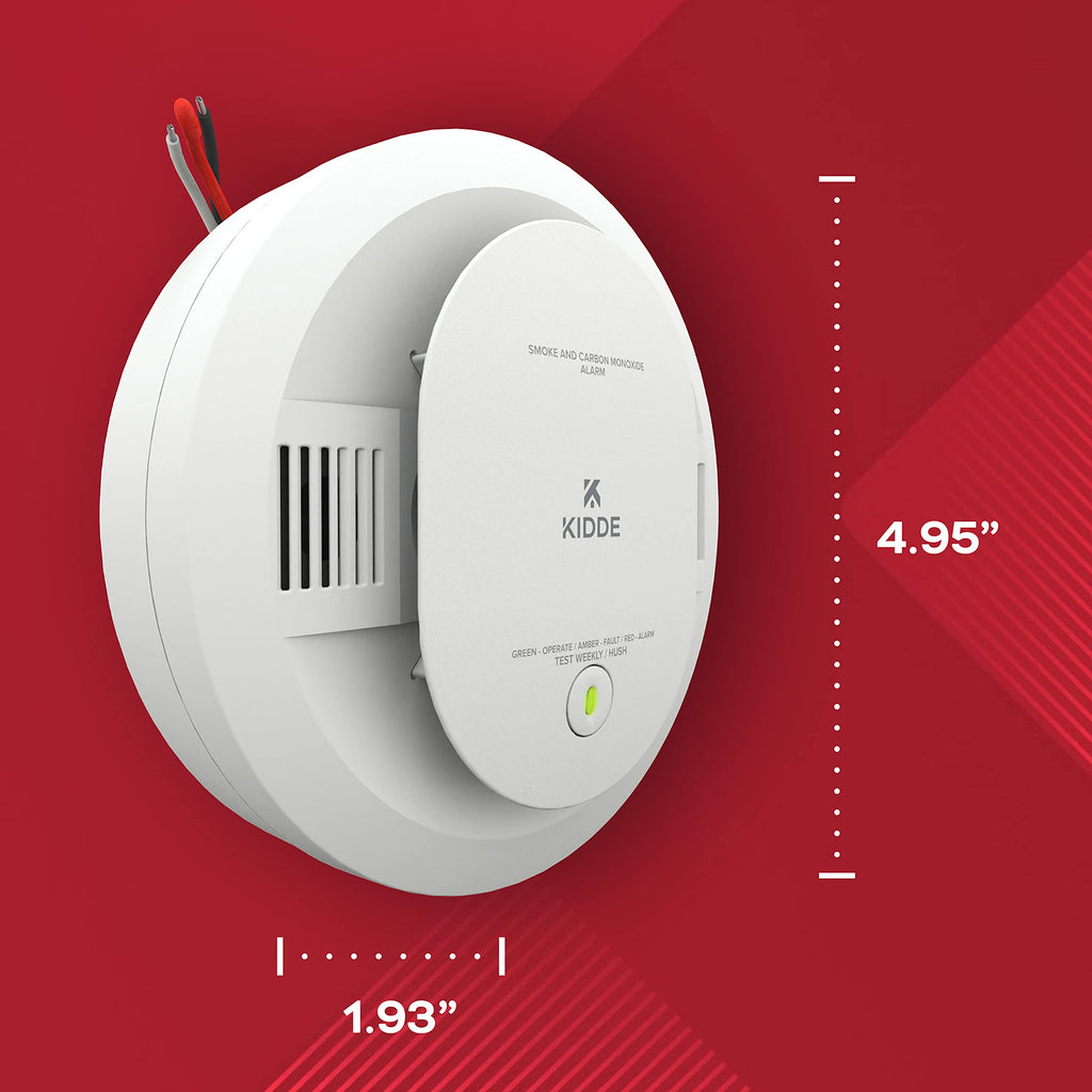 Hardwired Smoke & Carbon Monoxide Detector with Battery Backup, 2 Pack Q7085