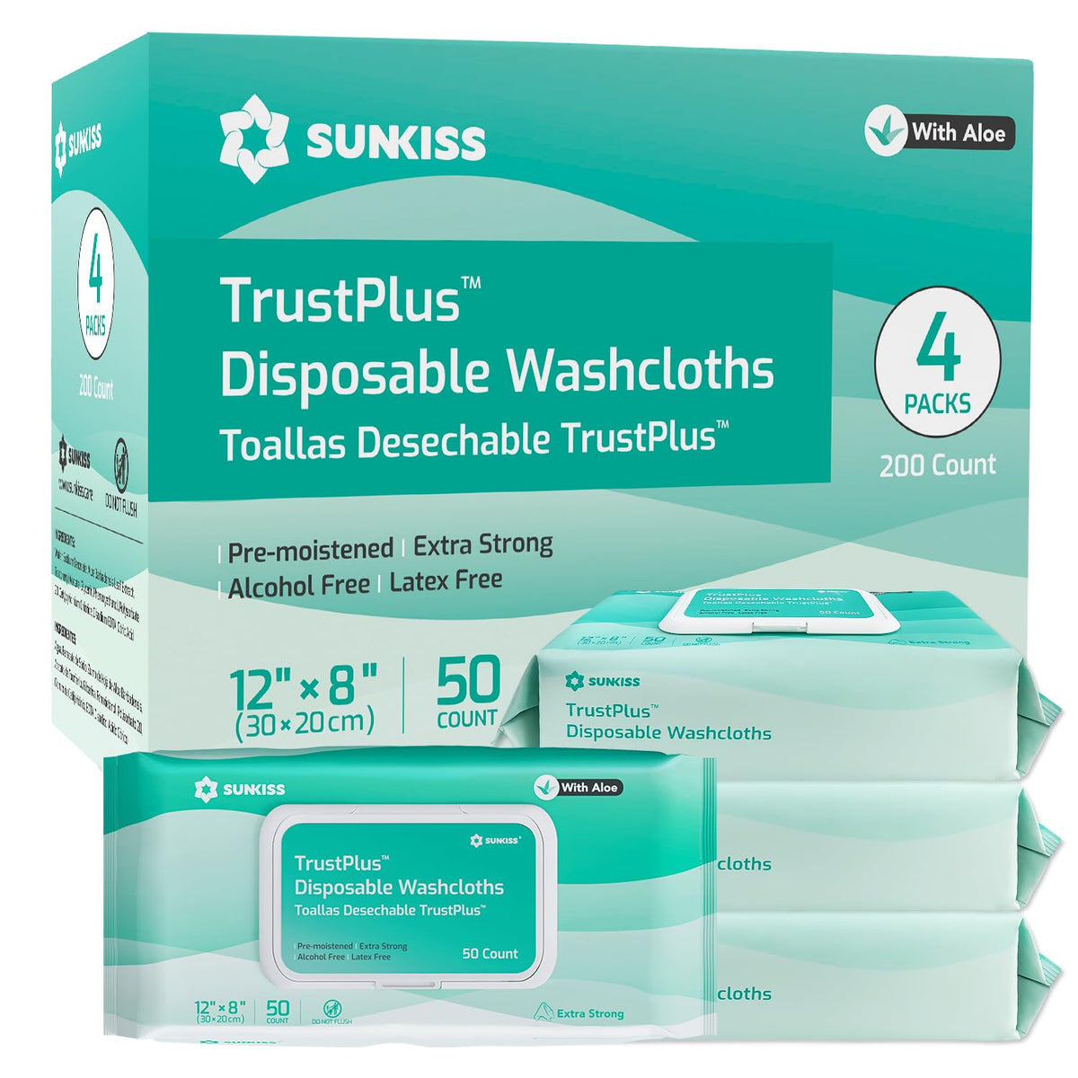 Adult Diapers Small/Medium 15 Count & Wet Wipes 200 Count Q698