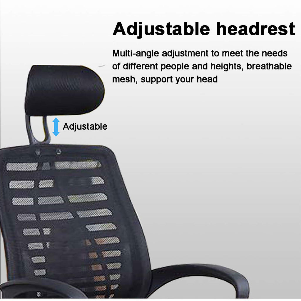 Ergonomic High Back Mesh Office Chair with Headrest Lumbar Support S476