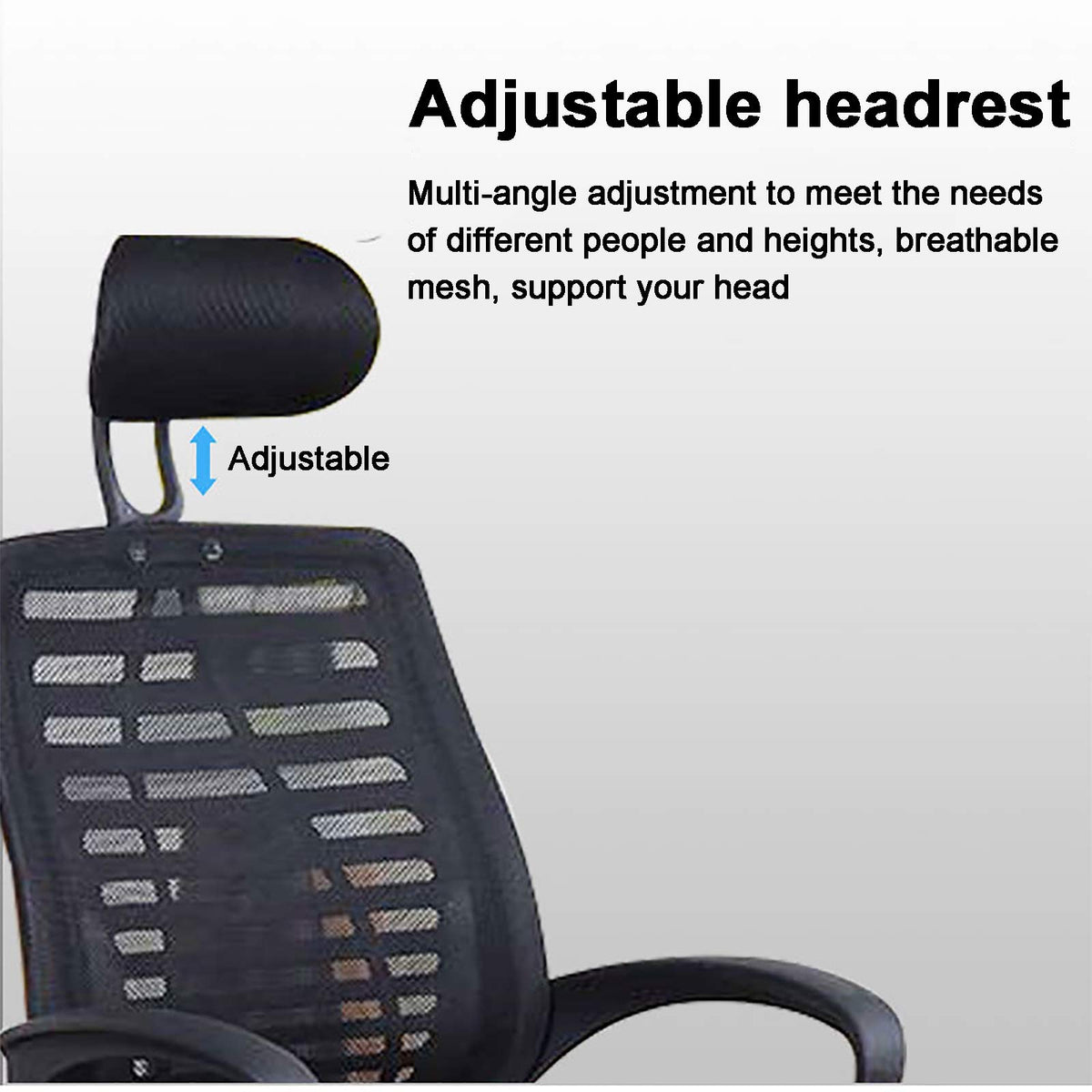 Ergonomic High Back Mesh Office Chair with Headrest Lumbar Support S476
