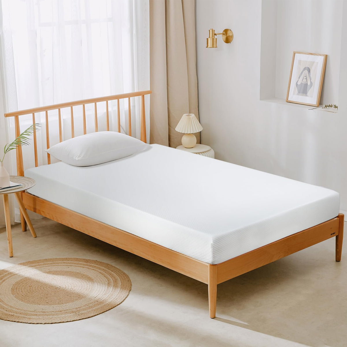 5 Inch Gel Memory Foam Twin Mattress B36953