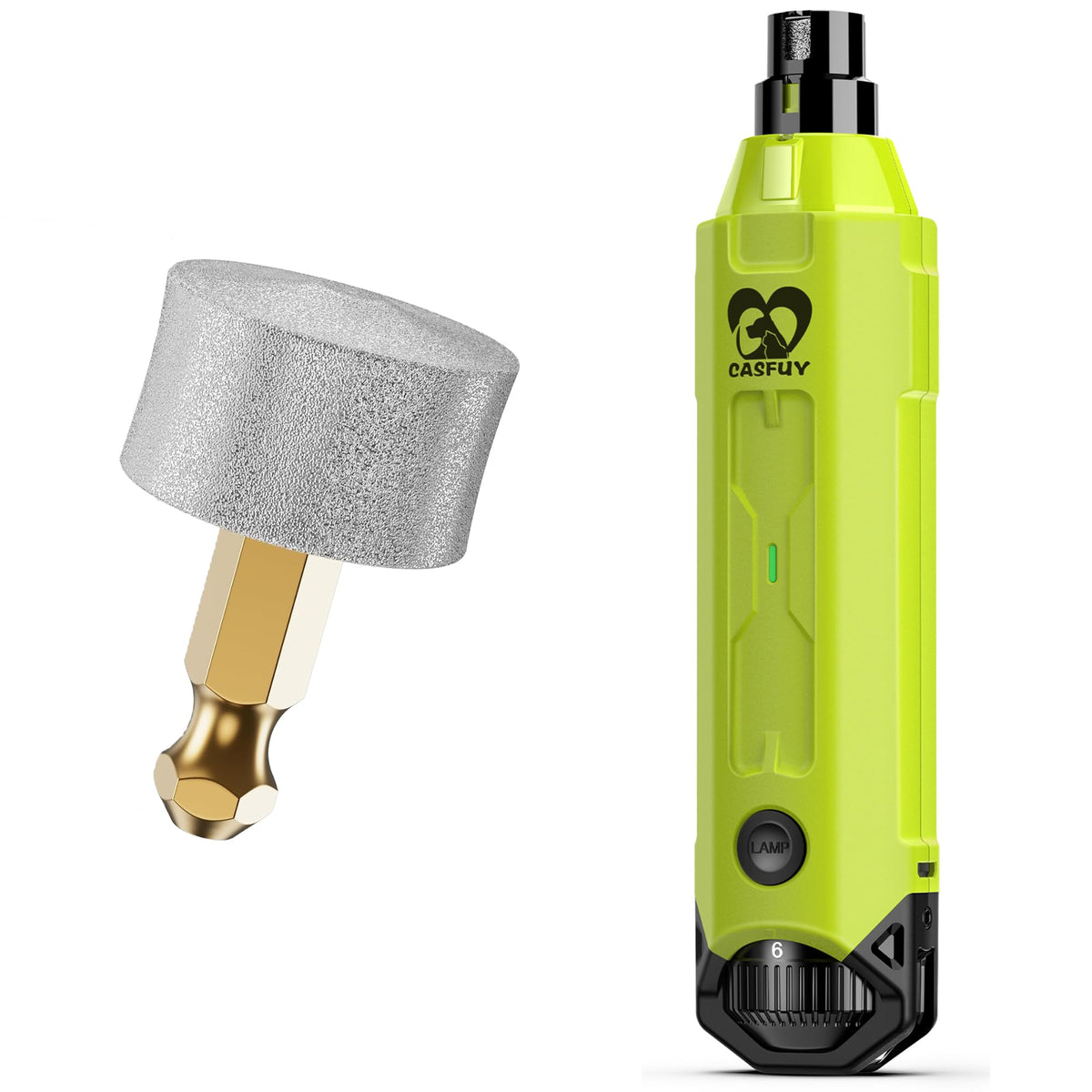 Dog Nail Grinder & Replacement Grinding Head Bundle J11500