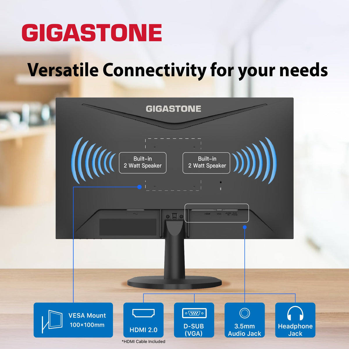 24 inch IPS LED Monitor 2-Pack 75Hz FHD Frameless K3051