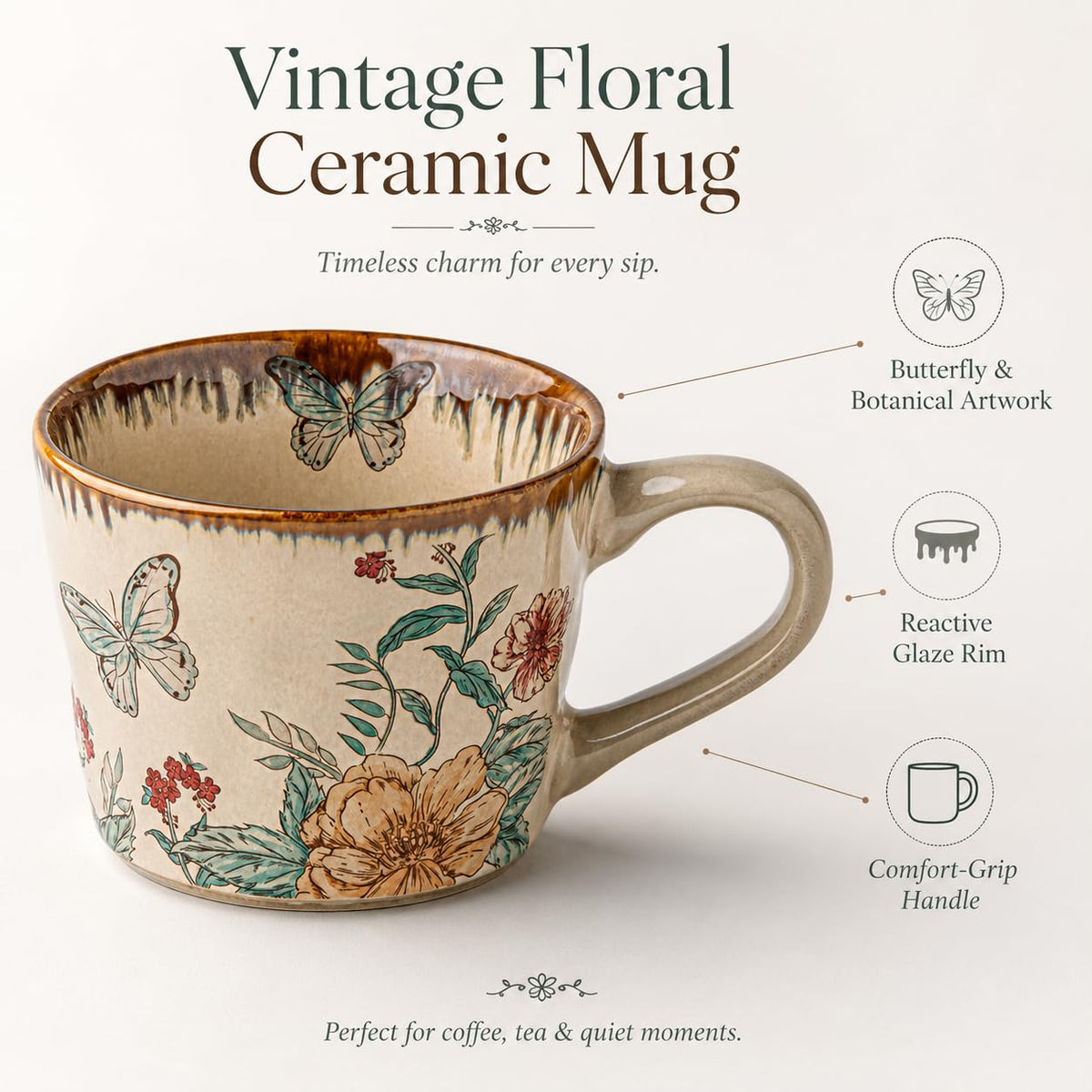 12 oz Ceramic Mug W79258