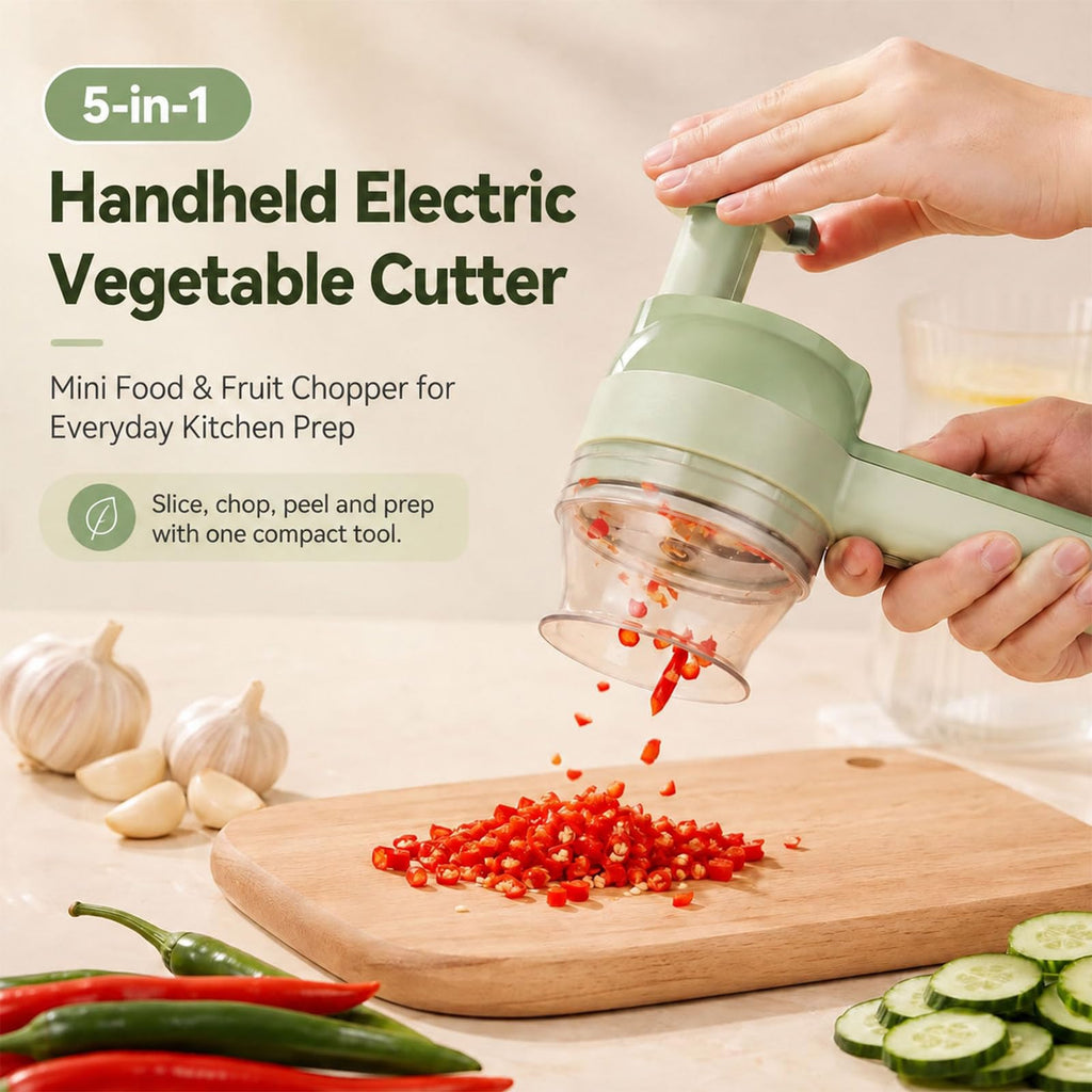 5-in-1 Wireless Electric Vegetable Chopper Z378446