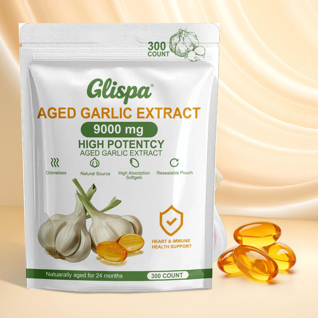 Odorless Aged Garlic Extract Softgels 500mg 300 Count W573553