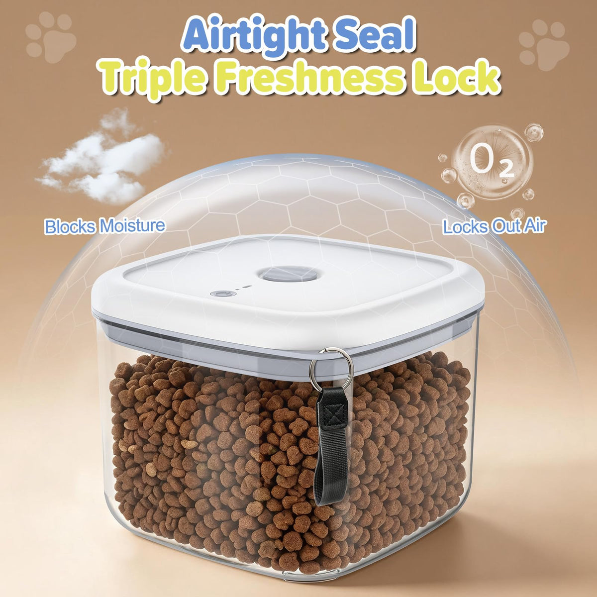 Cat Food Storage Containers With Scooper V4197