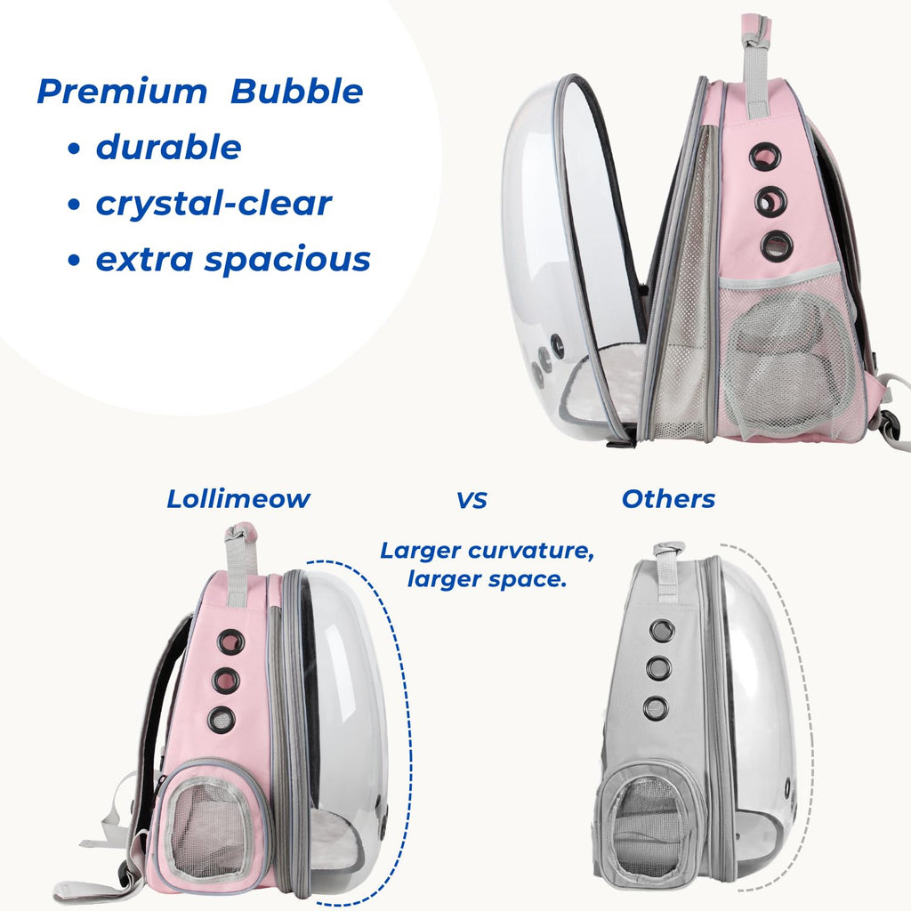 Expandable Cat Backpack with Mini Fan Q1649