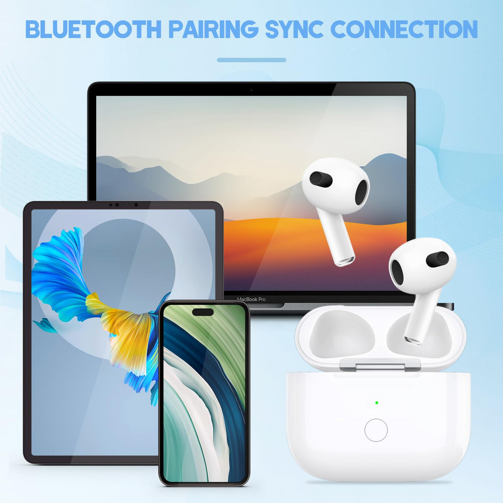 White Wireless Charging Case I15535
