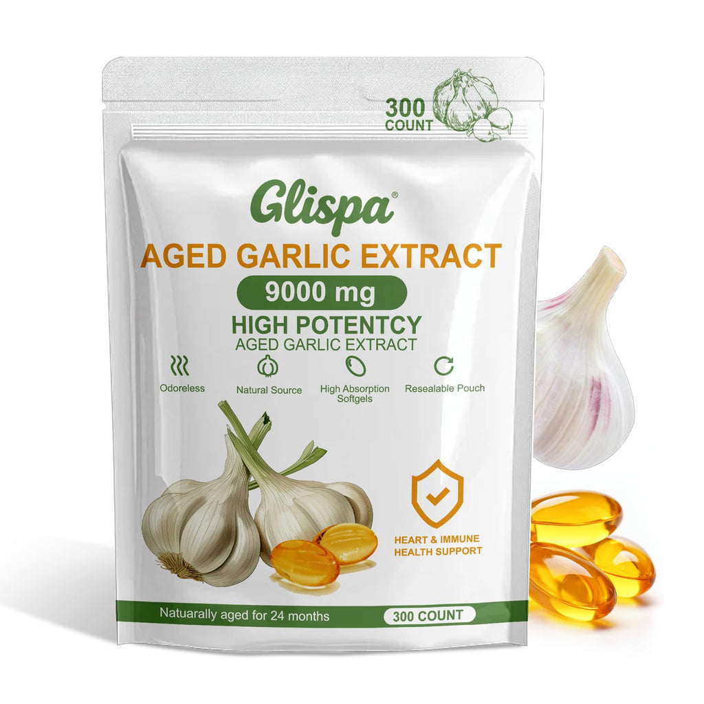 Odorless Aged Garlic Extract Softgels 500mg 300 Count W573553