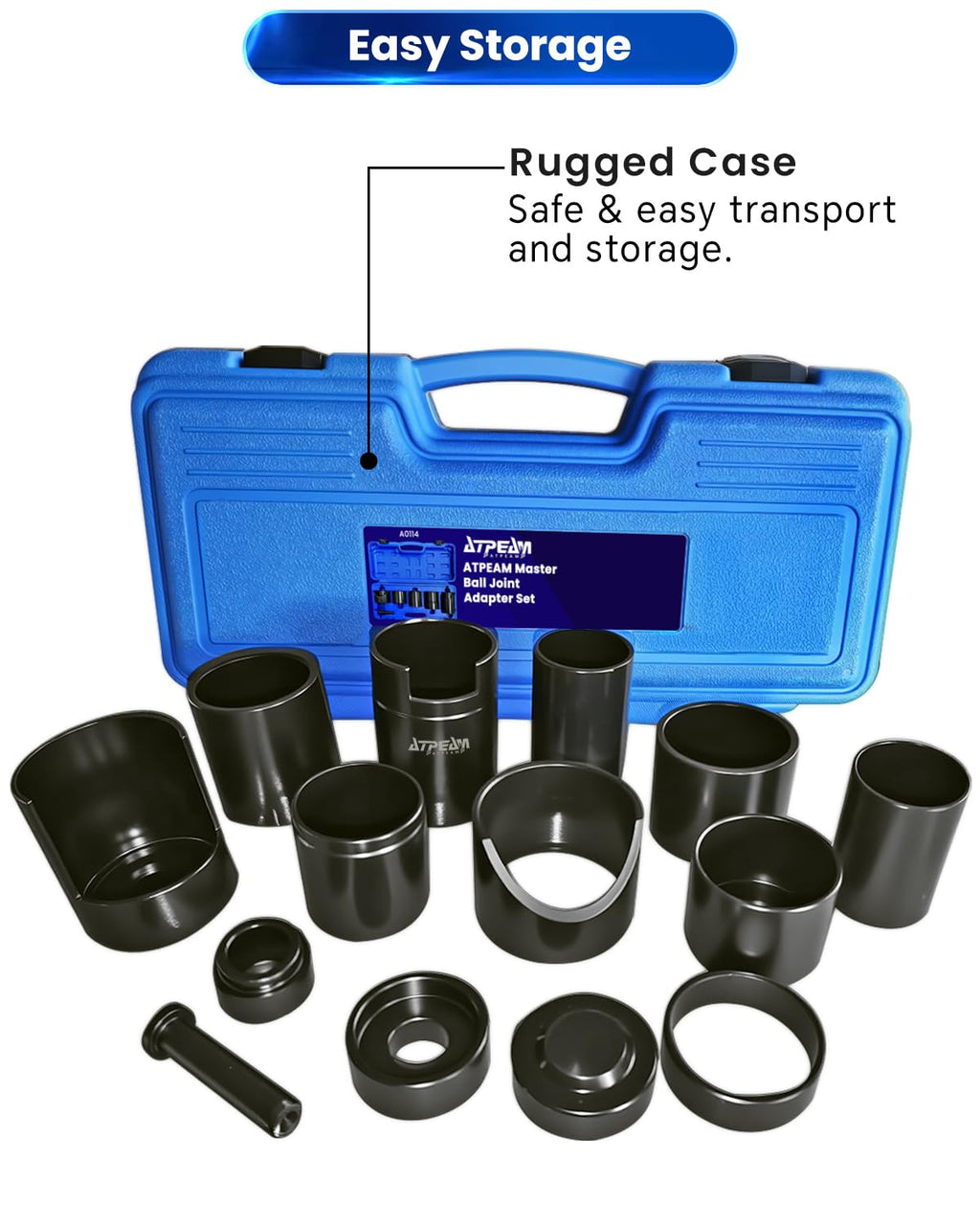 14pcs Ball Joint Service Adapter Set D670