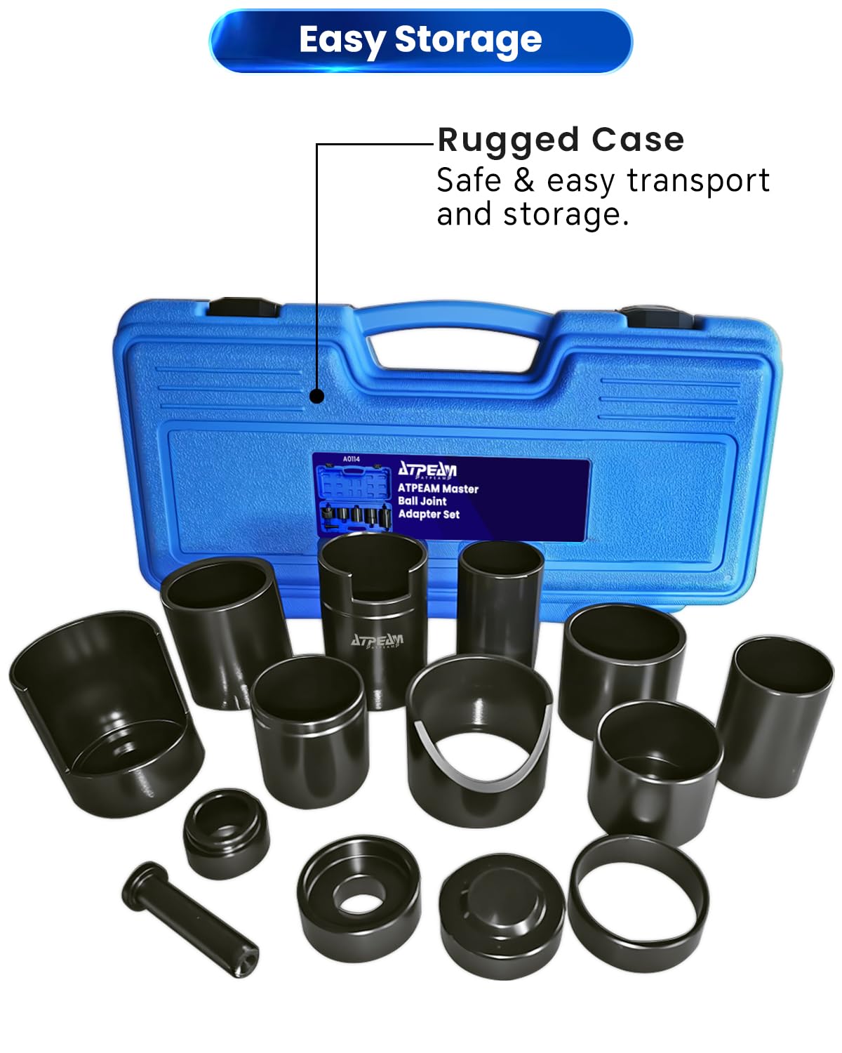 14pcs Ball Joint Service Adapter Set D670