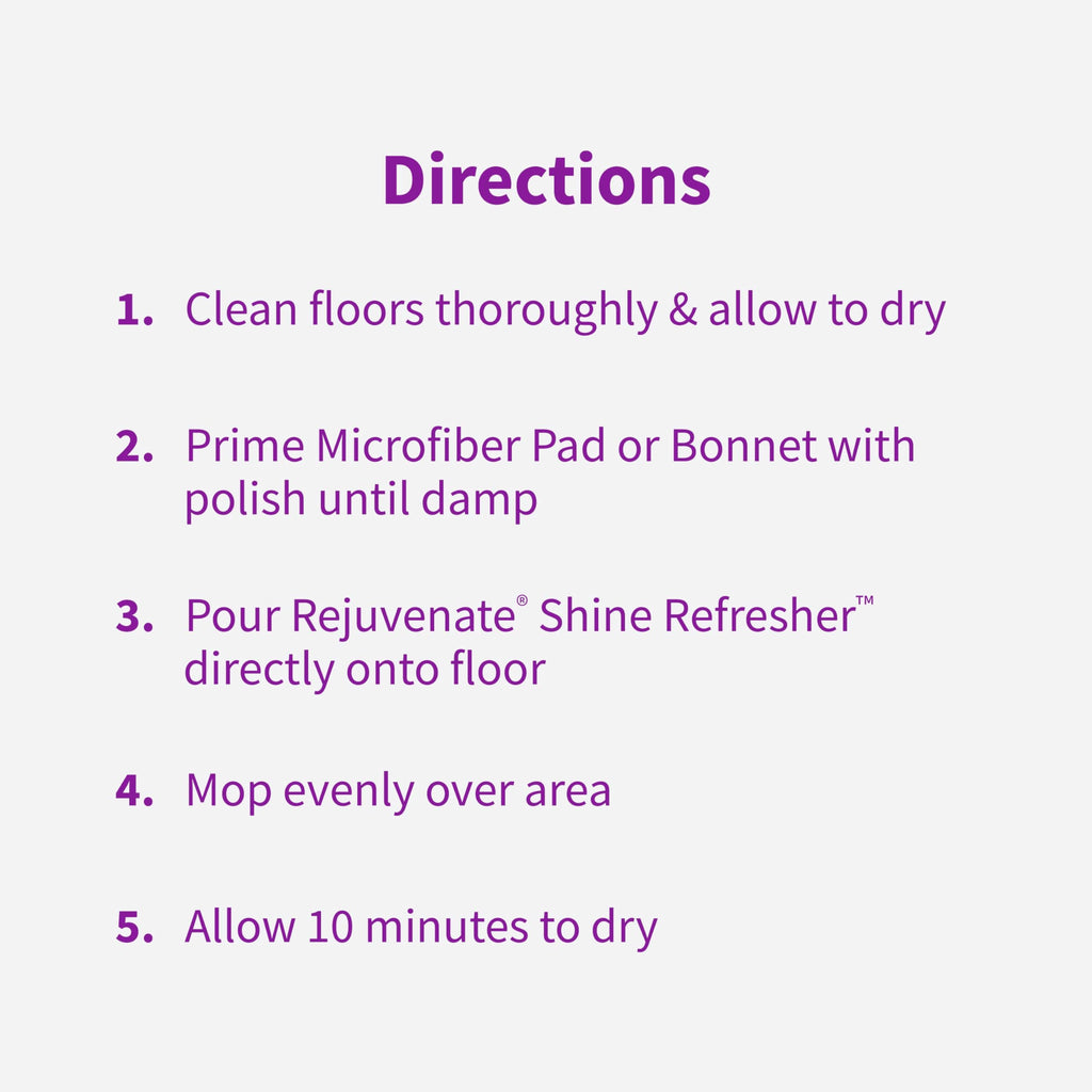1 Gallon Floor Polish for Sealed Hardwood, Laminate, Vinyl and Tile C521067