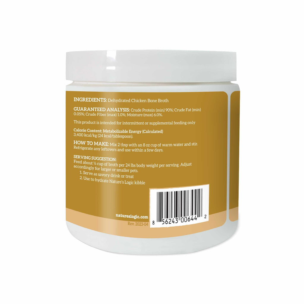 Dehydrated Chicken Bone Broth Powder Dog & Cat Topper 6oz I516710