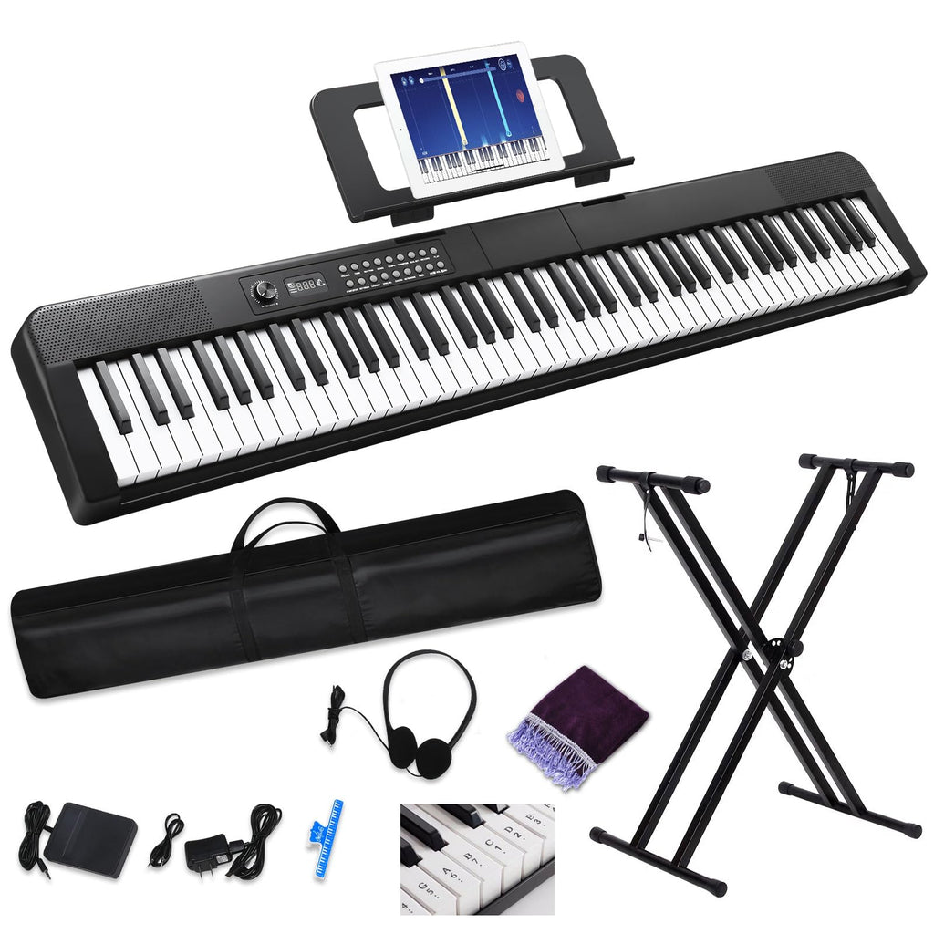 88 Key Electric Digital Piano with Semi Weighted Keys Z758