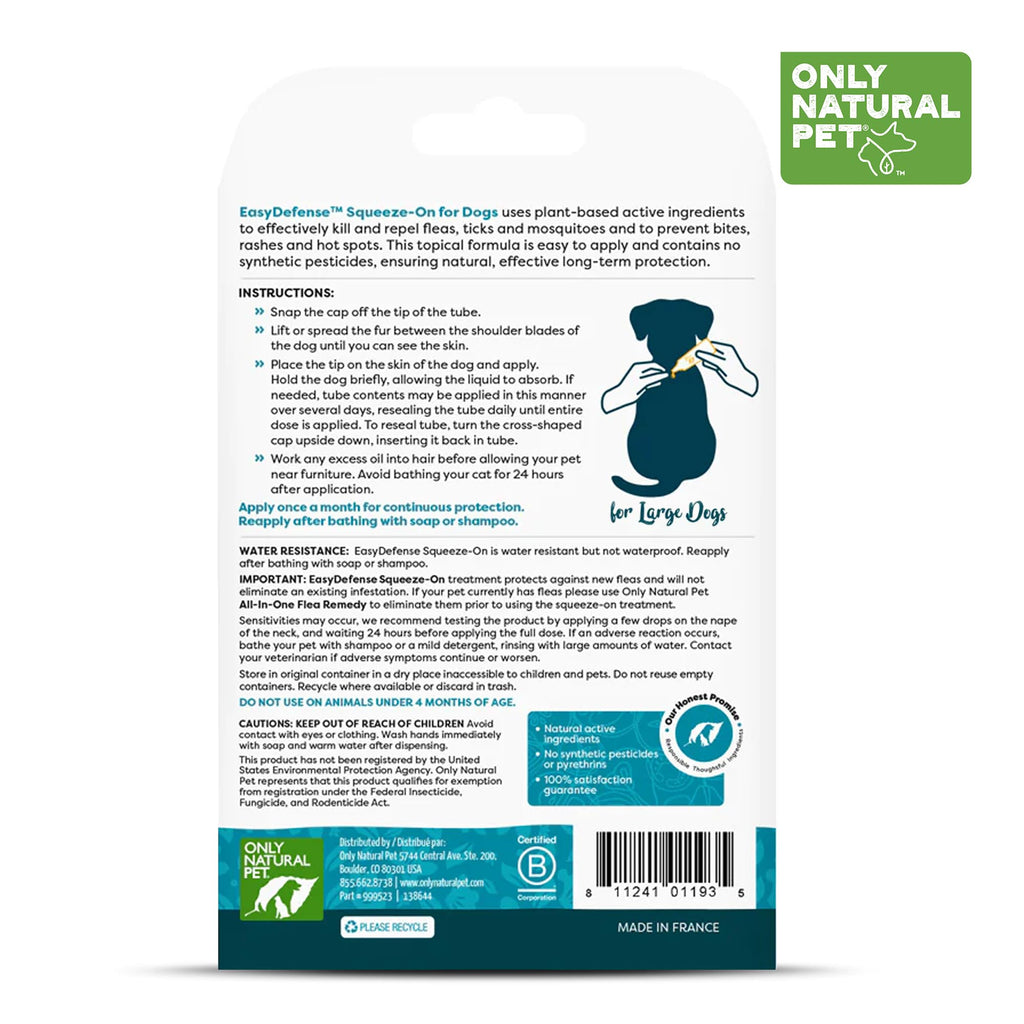 Flea and Tick Prevention for Large Breed Dogs E3032